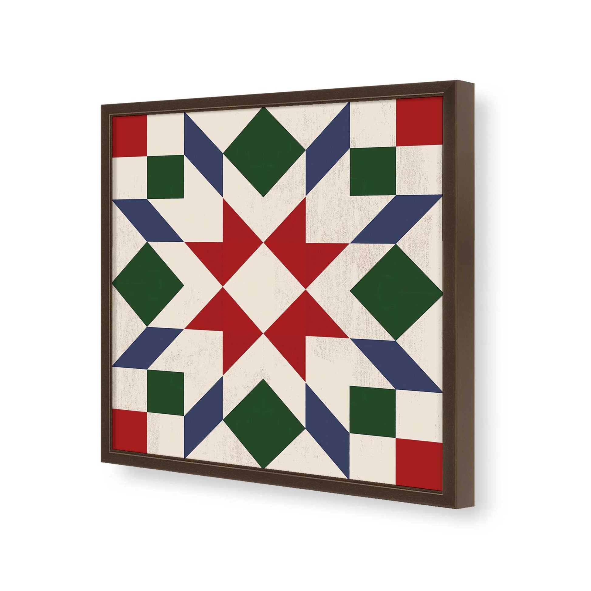 [Color:Espresso], Picture of art in a Espresso frame of the corner