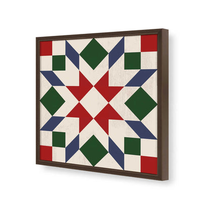 [Color:Espresso], Picture of art in a Espresso frame of the corner