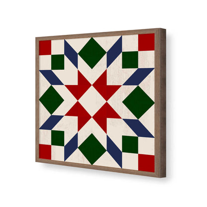 [Color:Walnut], Picture of art in a Walnut frame of the corner