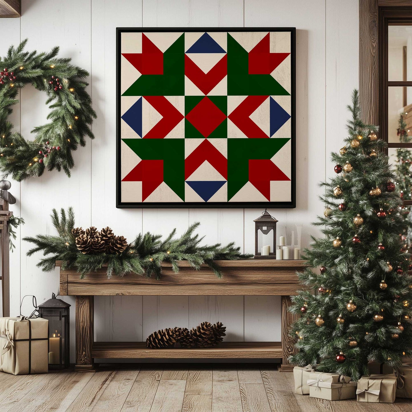 Picture of art in a room