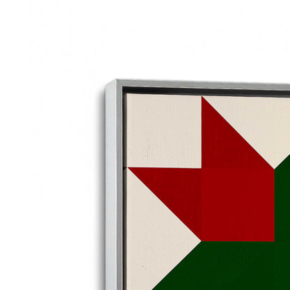 [Color:Polished Chrome], Picture of art in a Polished Chrome frame at an angle