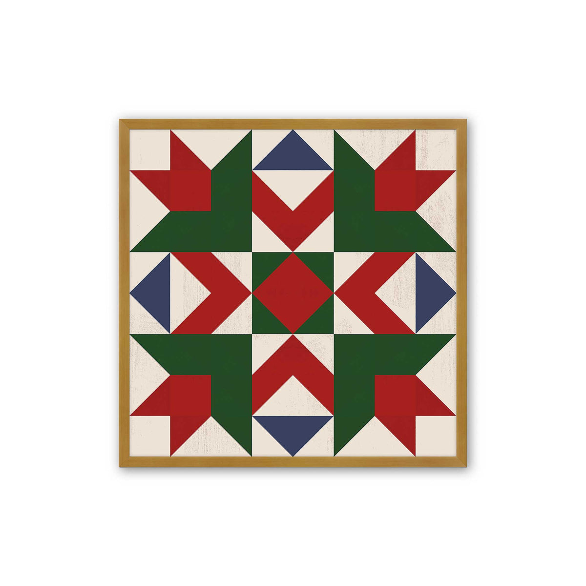 Patchwork Holiday Star, Set of 4 Paper Prints