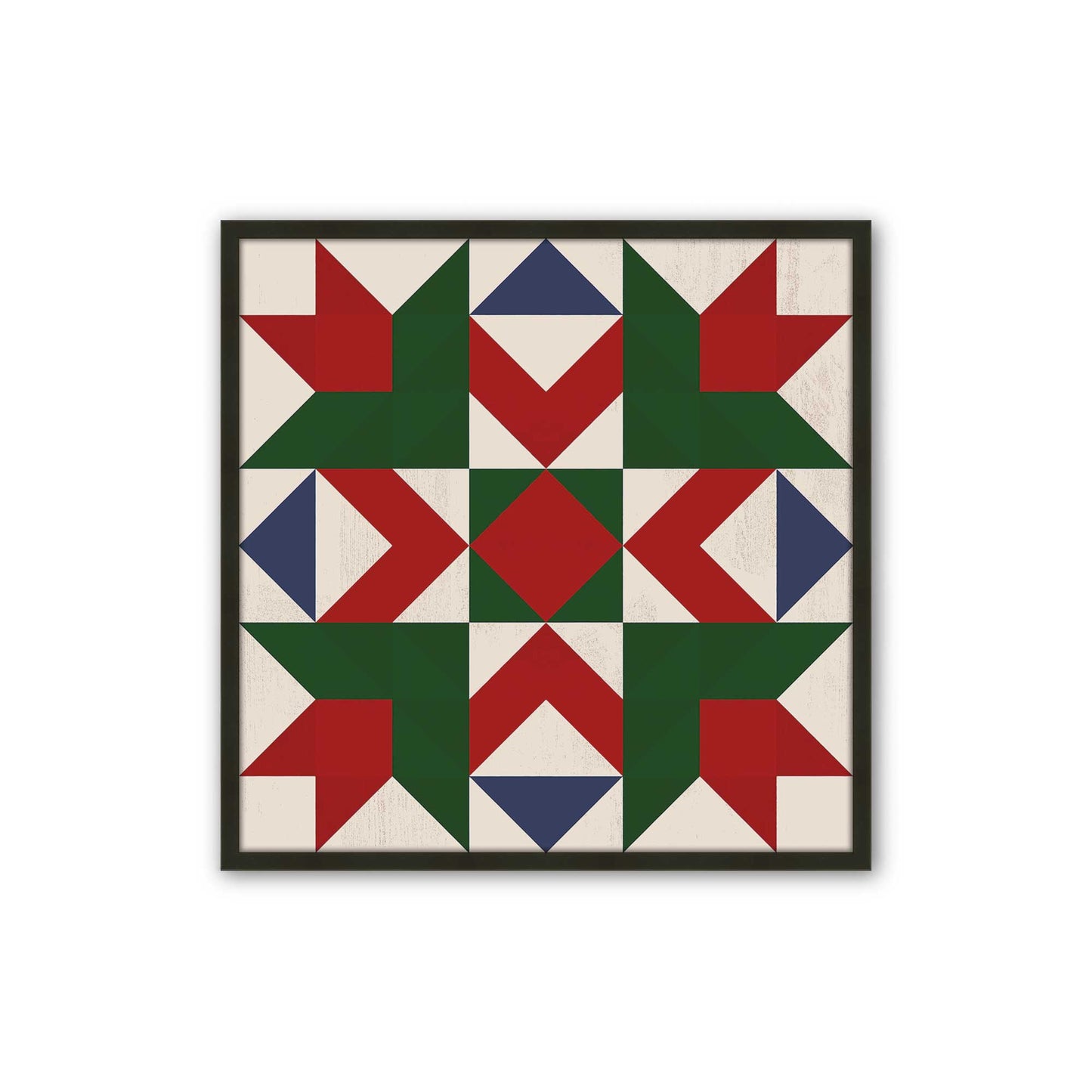 Patchwork Holiday Star, Set of 4 Paper Prints