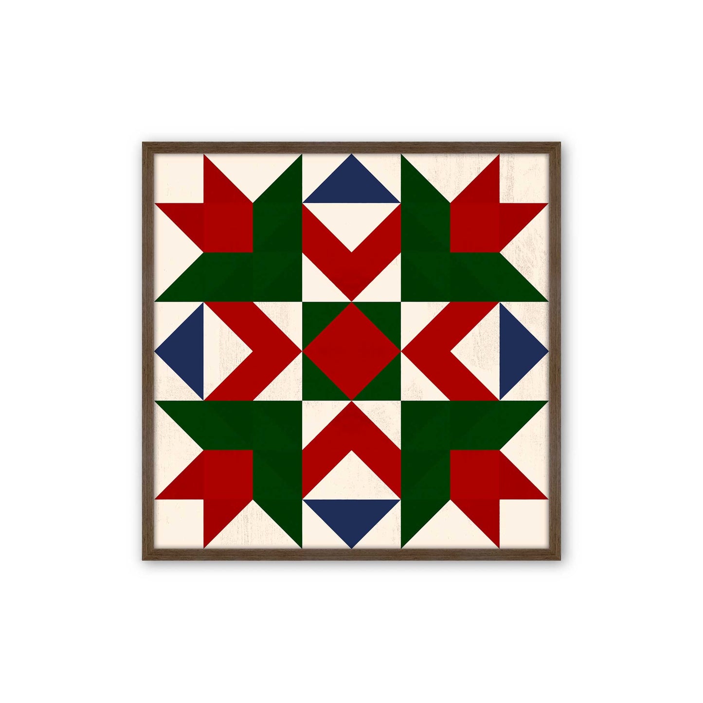 Patchwork Holiday Star, Set of 4 Paper Prints