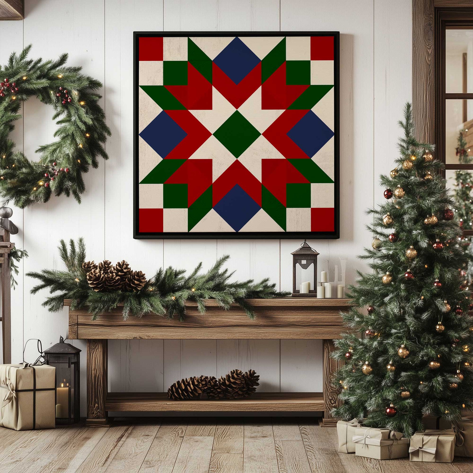 Picture of art in a room