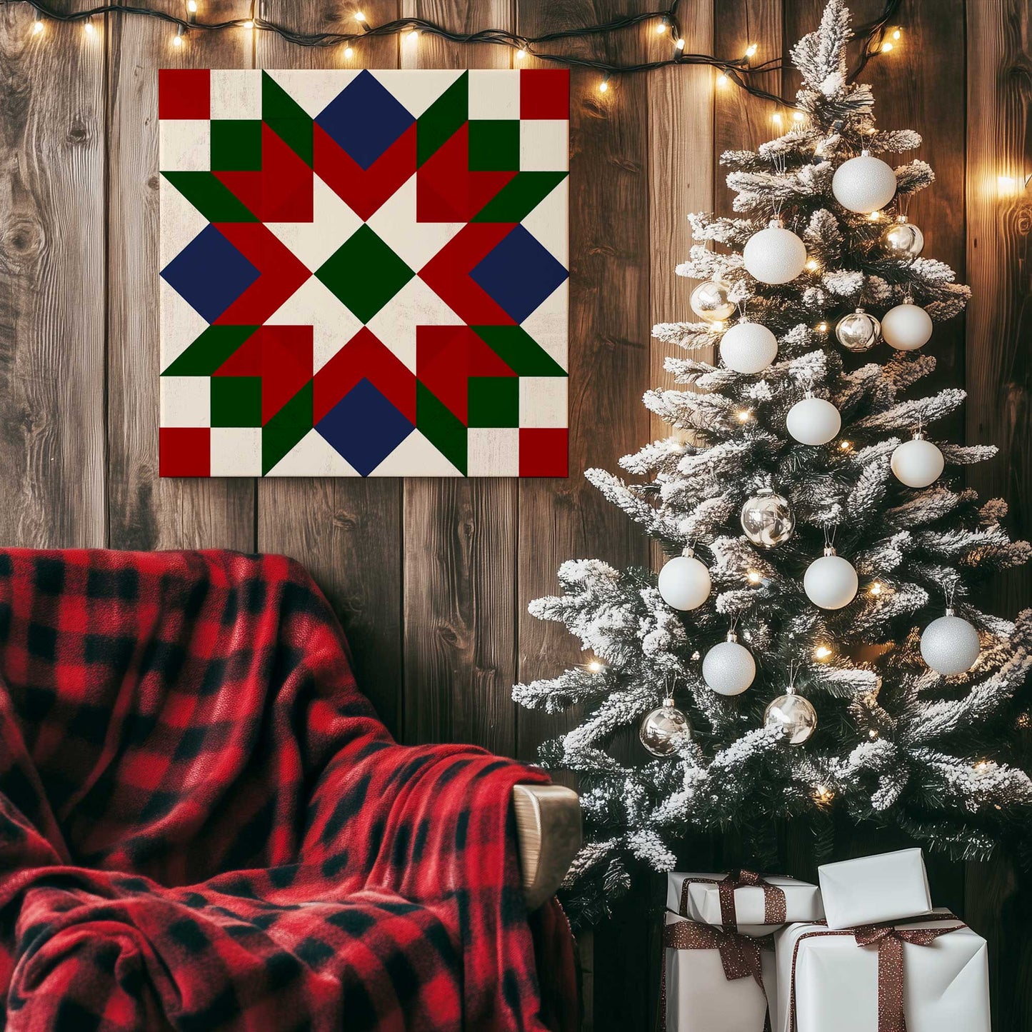 Picture of art in a room