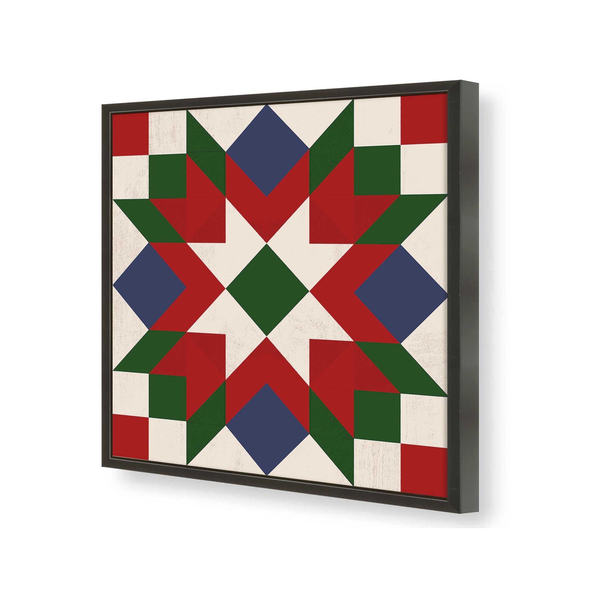 [Color:Satin Black], Picture of art in a Satin Black frame of the corner