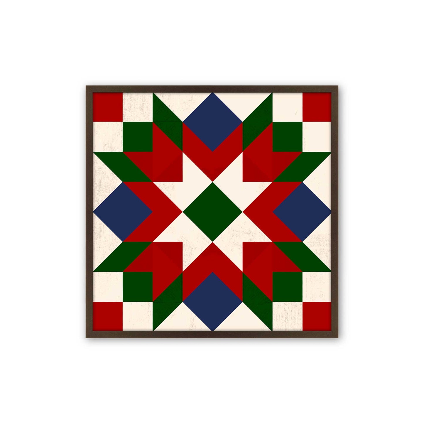 Patchwork Holiday Star, Set of 4 Paper Prints