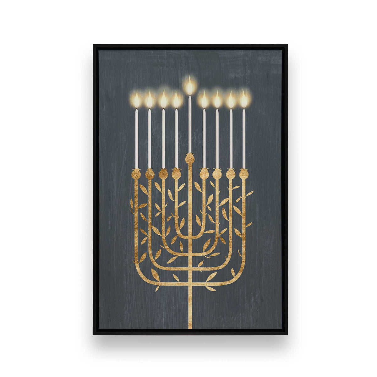 [Color:Satin Black], Picture of art in a Satin Black frame