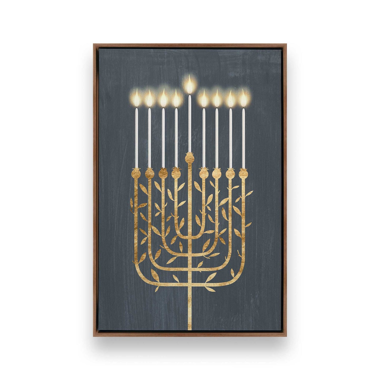 [Color:Walnut], Picture of art in a Walnut frame