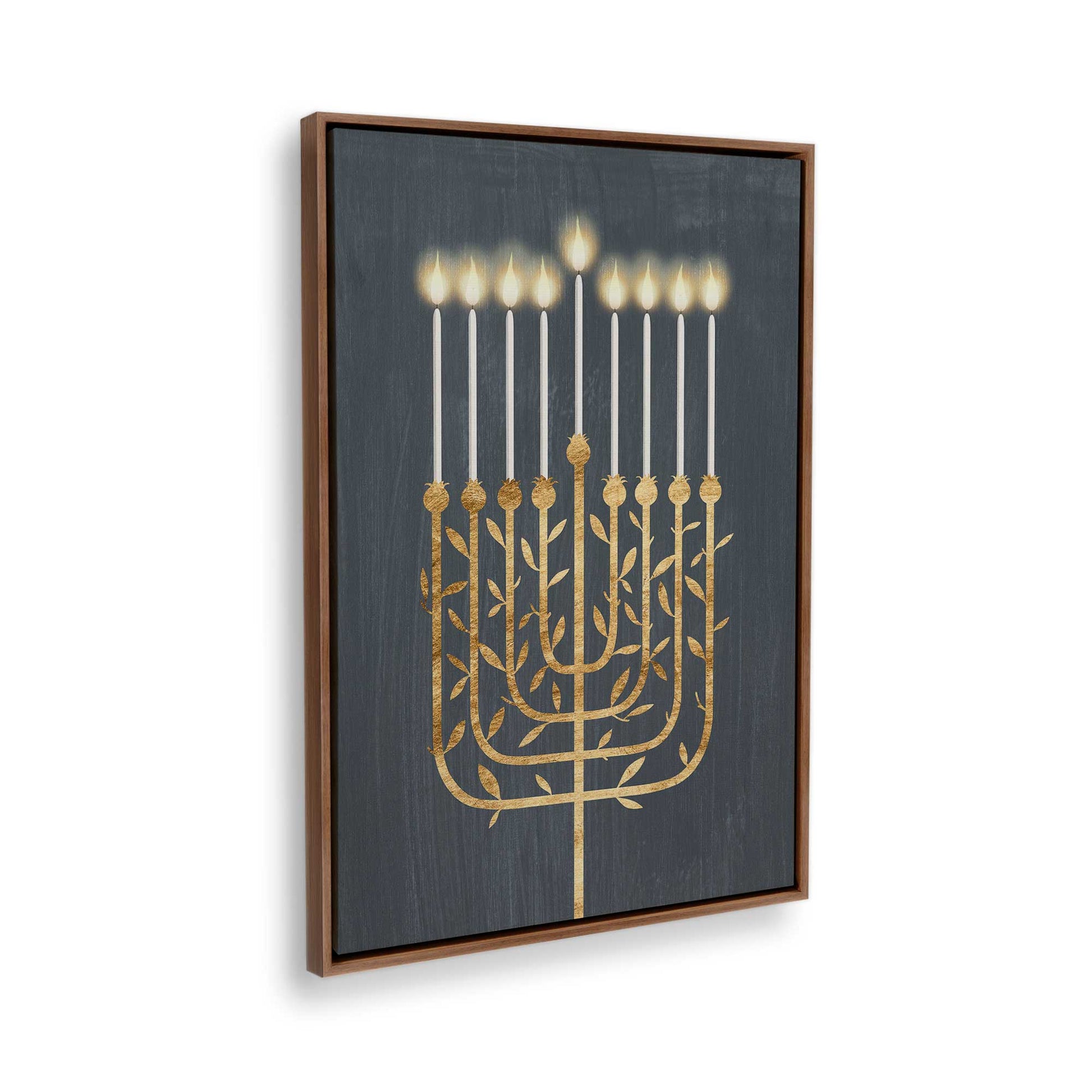 [Color:Walnut], Picture of the corner of the art