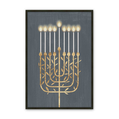 [Color:Satin Black], Picture of art in a Satin Black frame