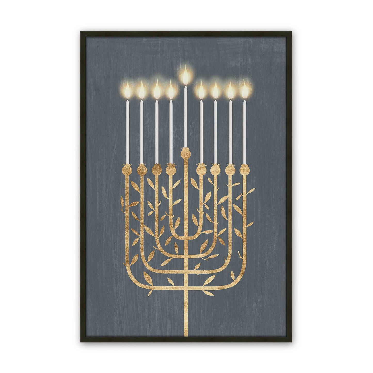 [Color:Satin Black], Picture of art in a Satin Black frame