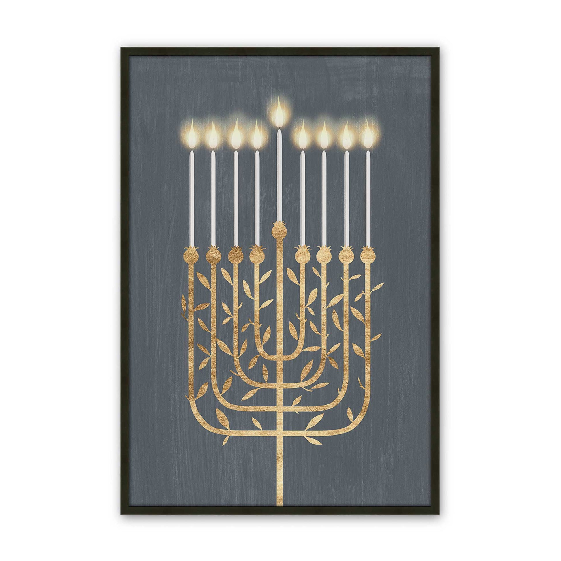 [Color:Satin Black], Picture of art in a Satin Black frame