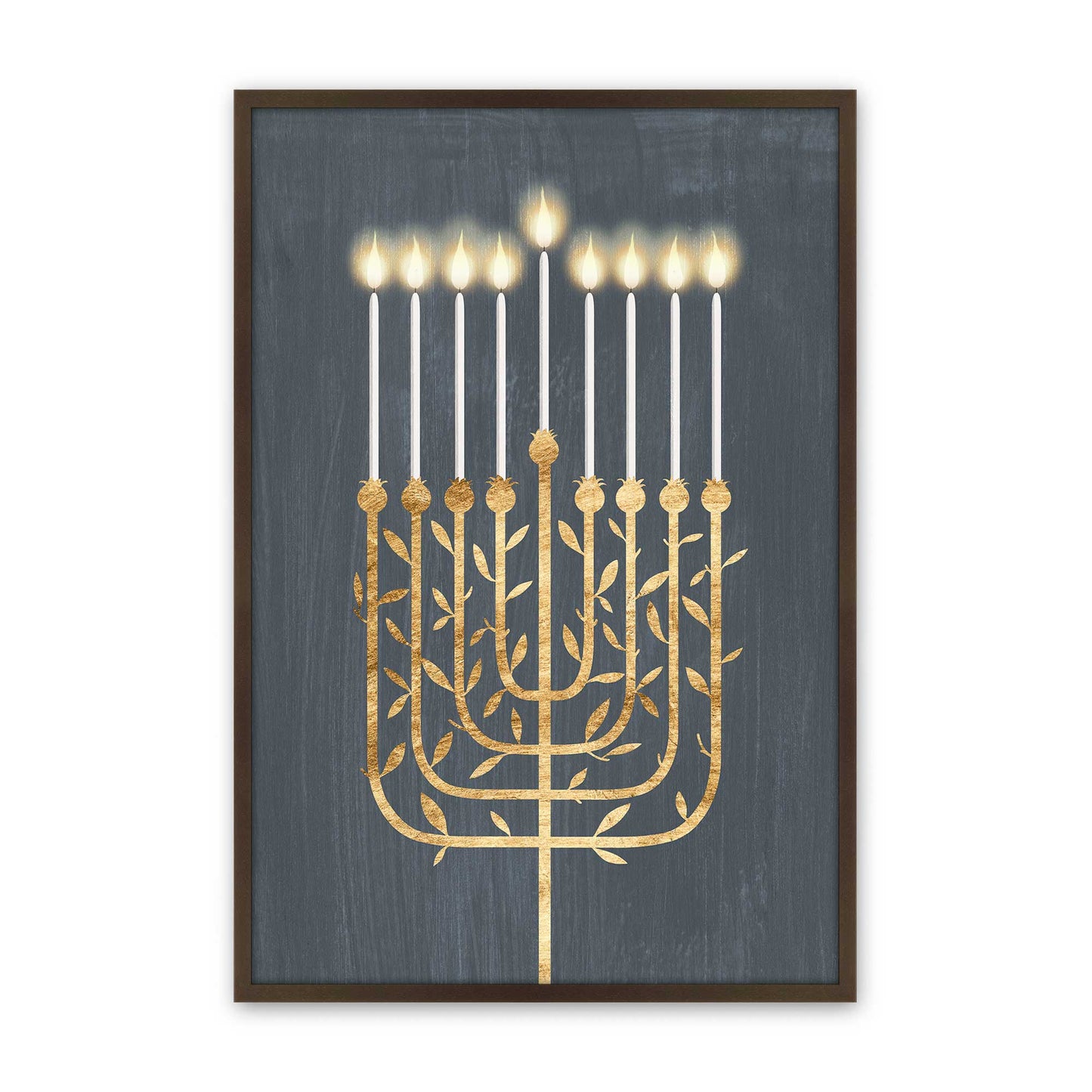 [Color:Belvinder Brown], Picture of art in a Belvinder Brown frame