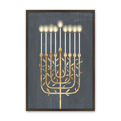 [Color:Brown], Picture of art in a Brown frame