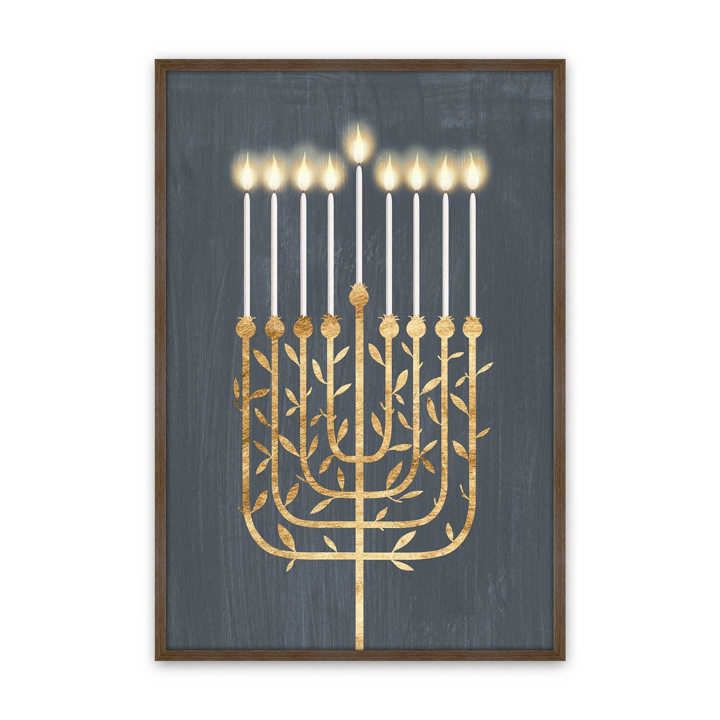 [Color:Walnut], Picture of art in a Walnut frame