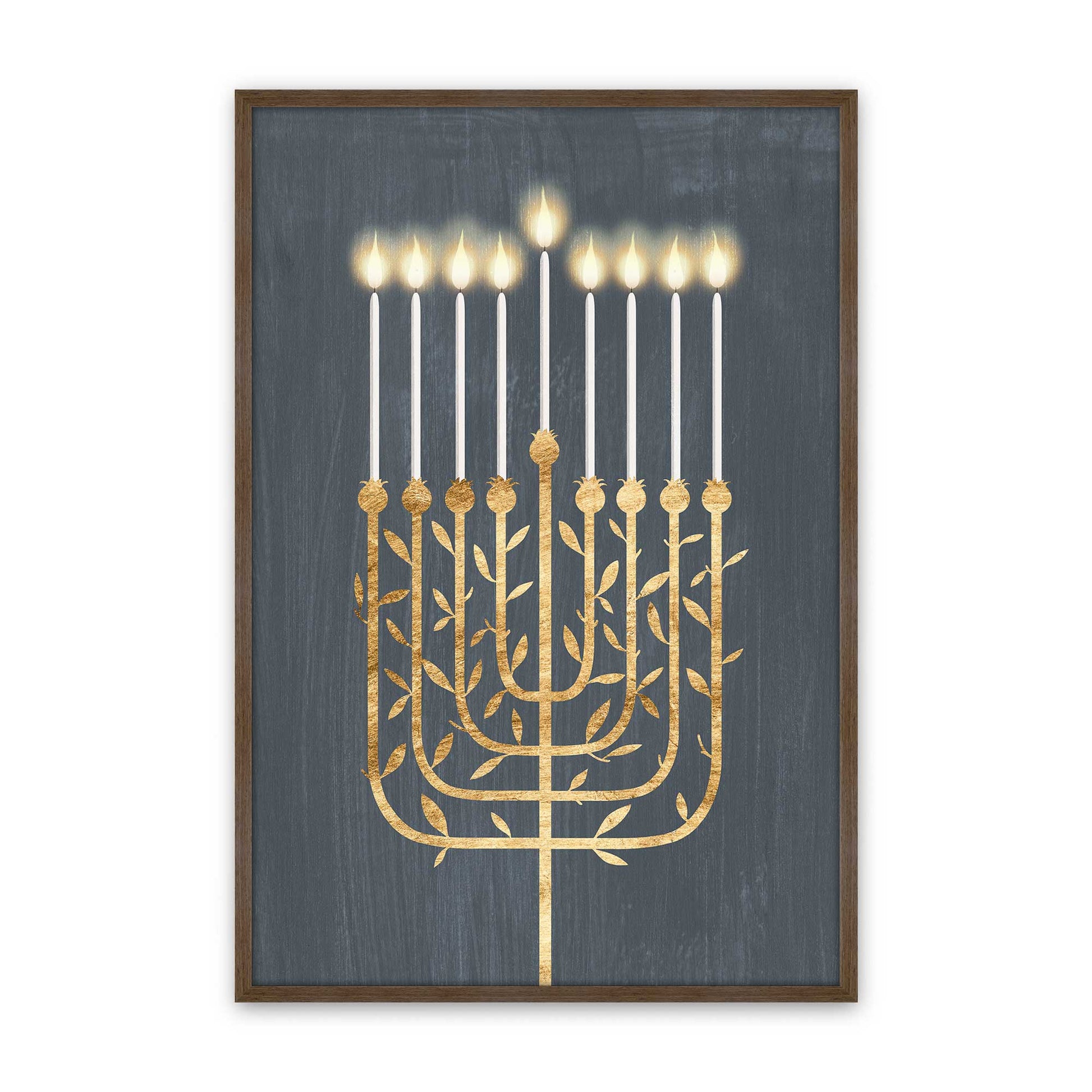 [Color:Walnut], Picture of art in a Walnut frame