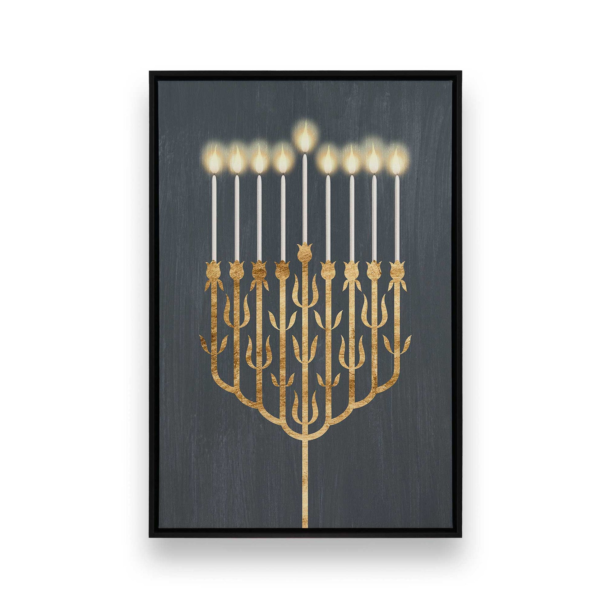 [Color:Satin Black], Picture of art in a Satin Black frame