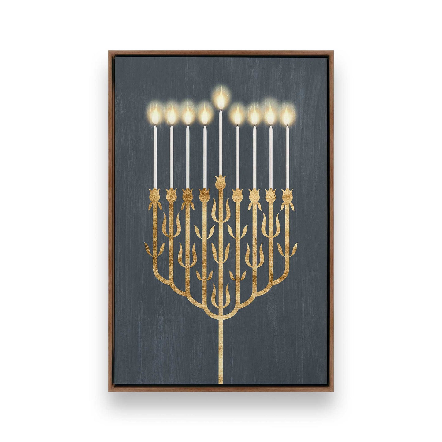 [Color:Walnut], Picture of art in a Walnut frame