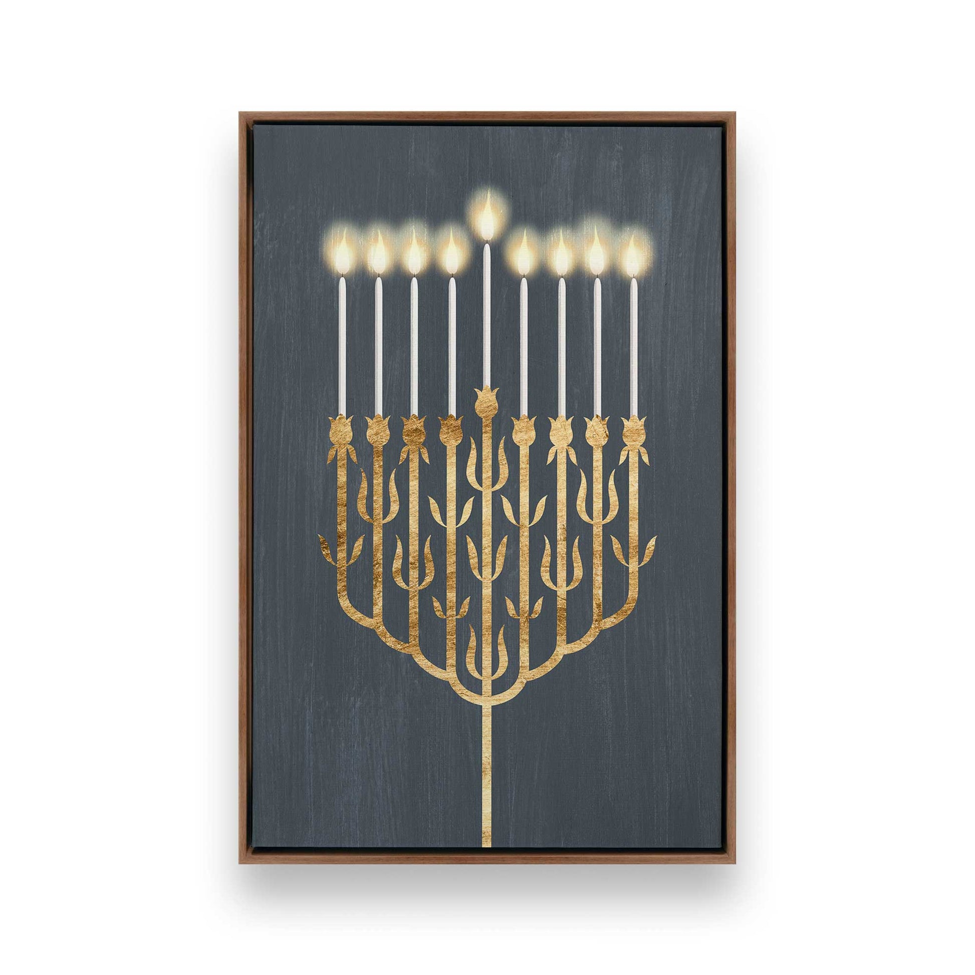 [Color:Walnut], Picture of art in a Walnut frame