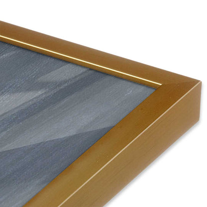 [Color:Polished Gold], Picture of art in a Polished Gold frame at an angle