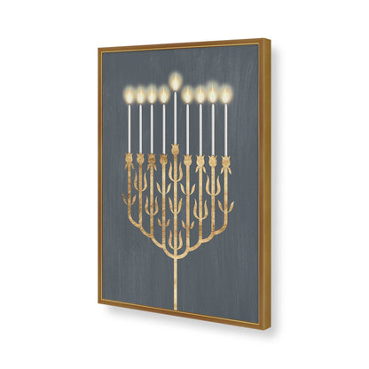 [Color:Polished Gold], Picture of art in a Polished Gold frame of the corner