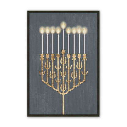 [Color:Satin Black], Picture of art in a Satin Black frame