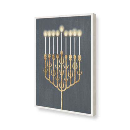 [Color:Opaque White], Picture of art in a Opaque White frame of the corner