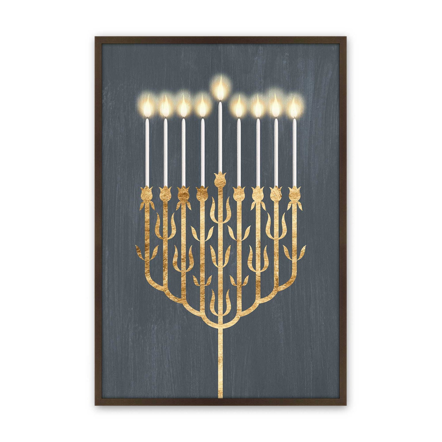 [Color:Belvinder Brown], Picture of art in a Belvinder Brown frame