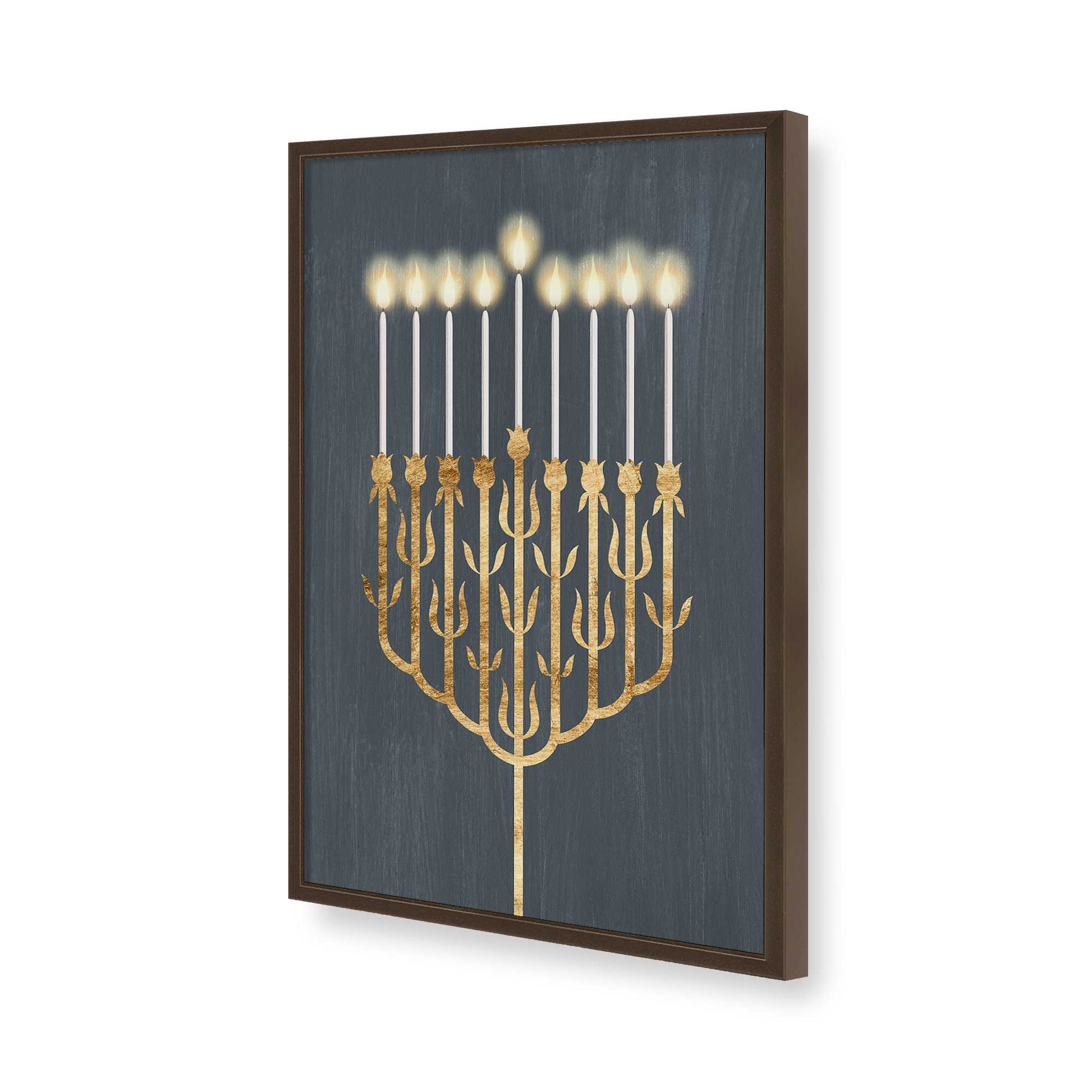 [Color:Belvinder Brown], Picture of art in a Belvinder Brown frame of the corner