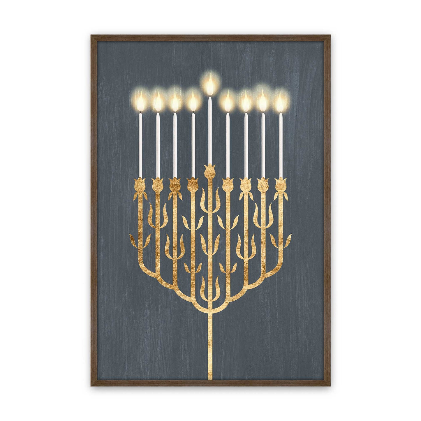 [Color:Walnut], Picture of art in a Walnut frame