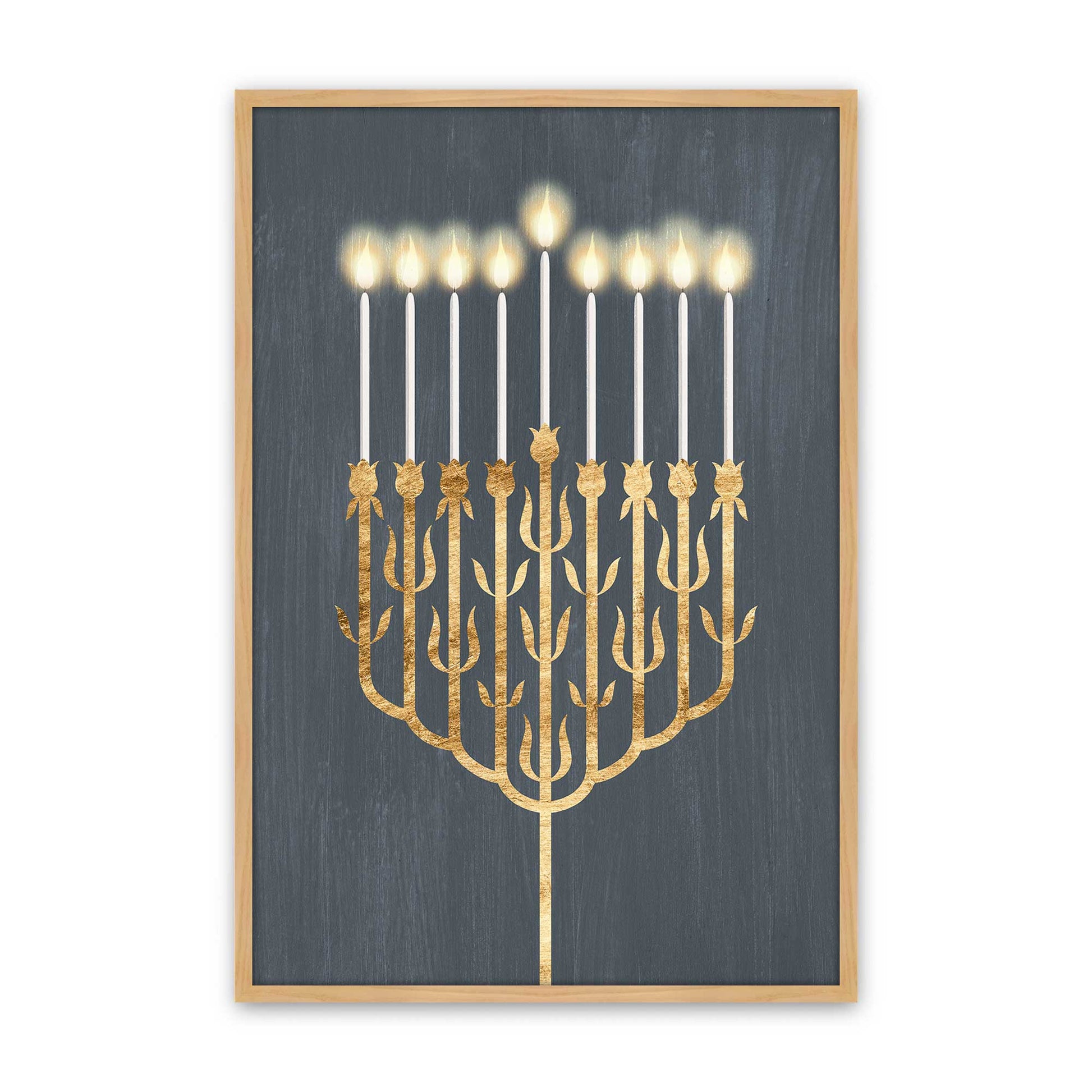 [Color:American Maple], Picture of art in a American Maple frame