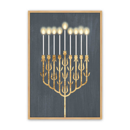 [Color:American Maple], Picture of art in a American Maple frame