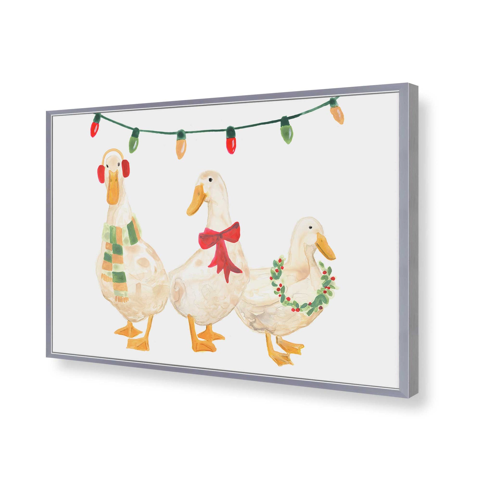 [Color:Polished Chrome], Picture of art in a Polished Chrome frame of the corner