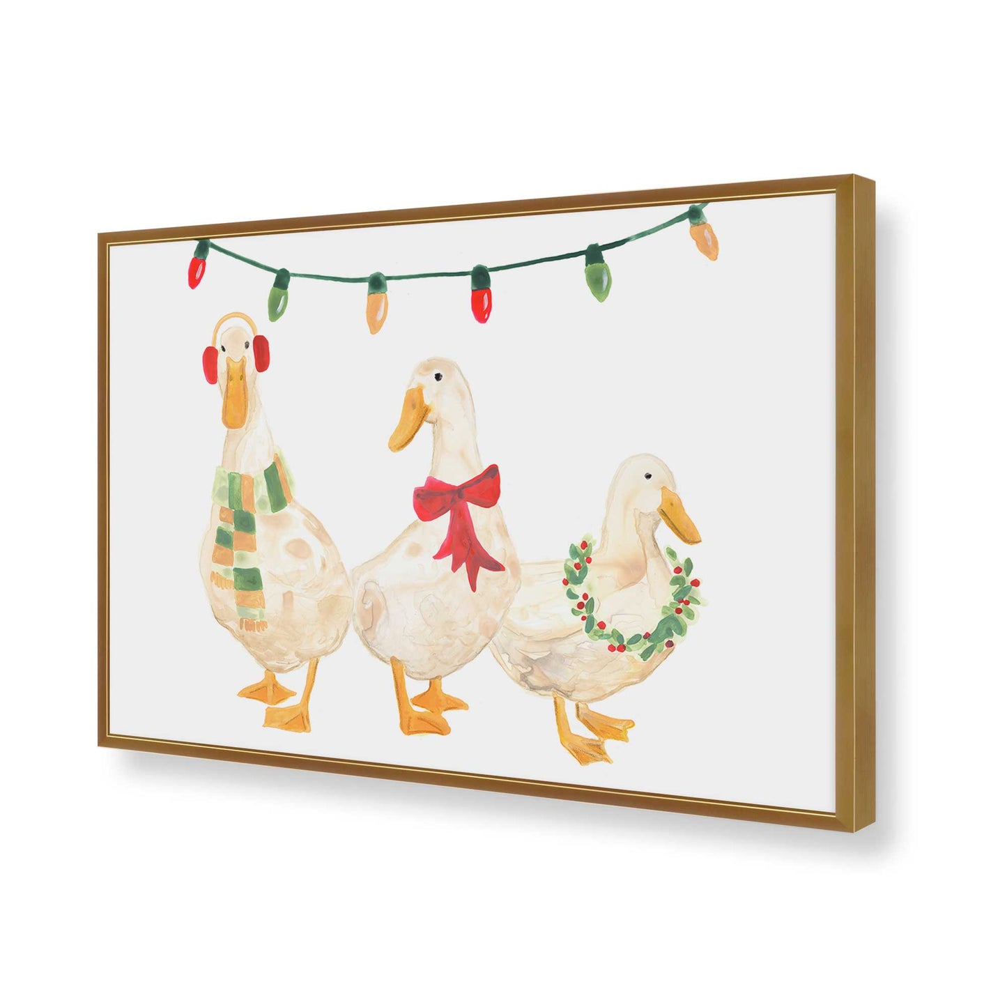 [Color:Polished Gold], Picture of art in a Polished Gold frame of the corner