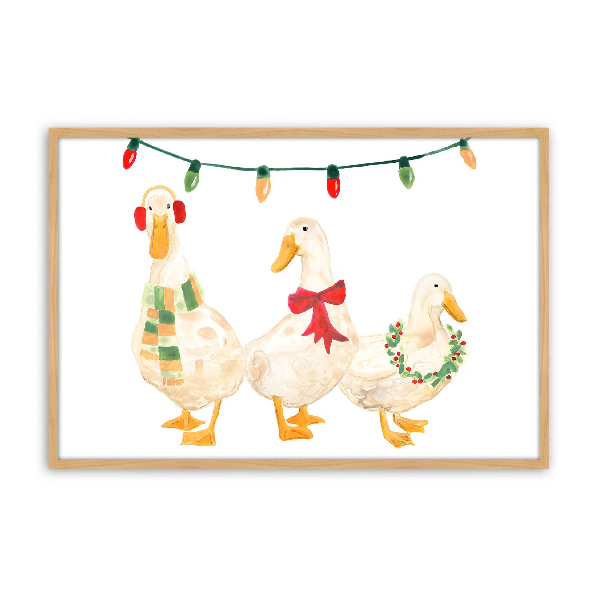 [Color:American Maple], Picture of art in a American Maple frame