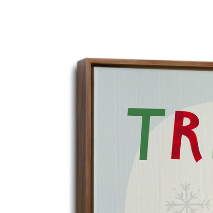 [Color:Walnut], Picture of art in a Walnut frame at an angle