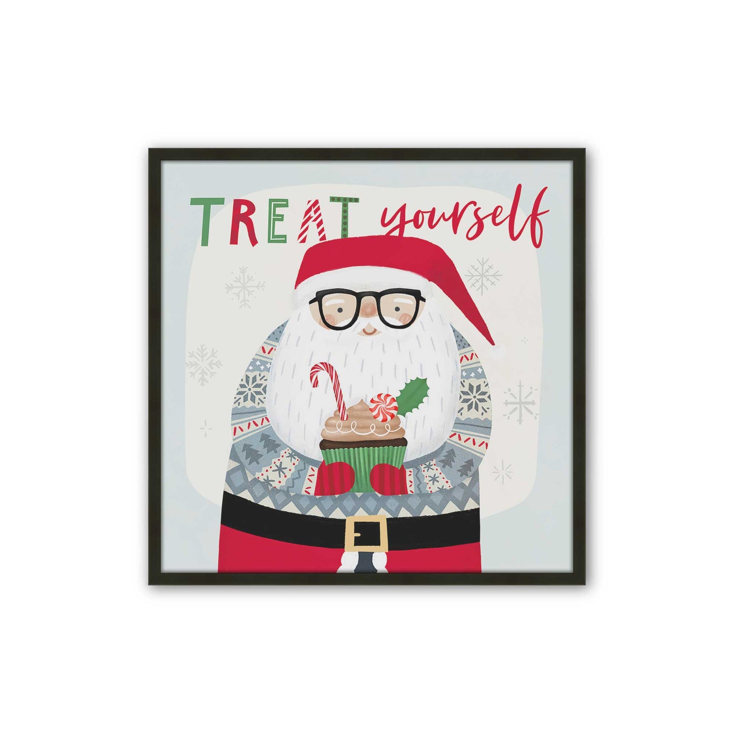 [Color:Satin Black], Picture of art in a Satin Black frame