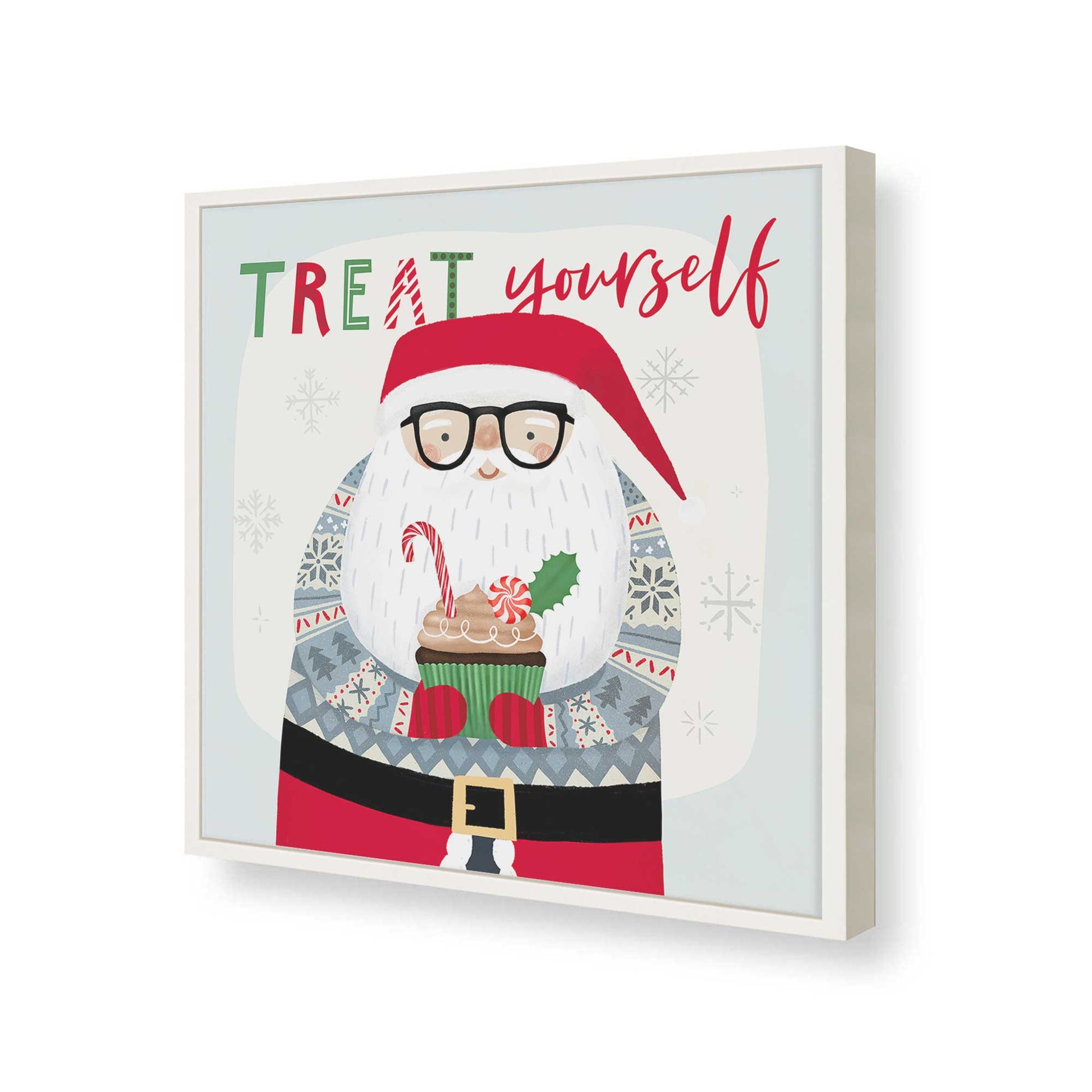 [Color:Opaque White], Picture of art in a Opaque White frame of the corner