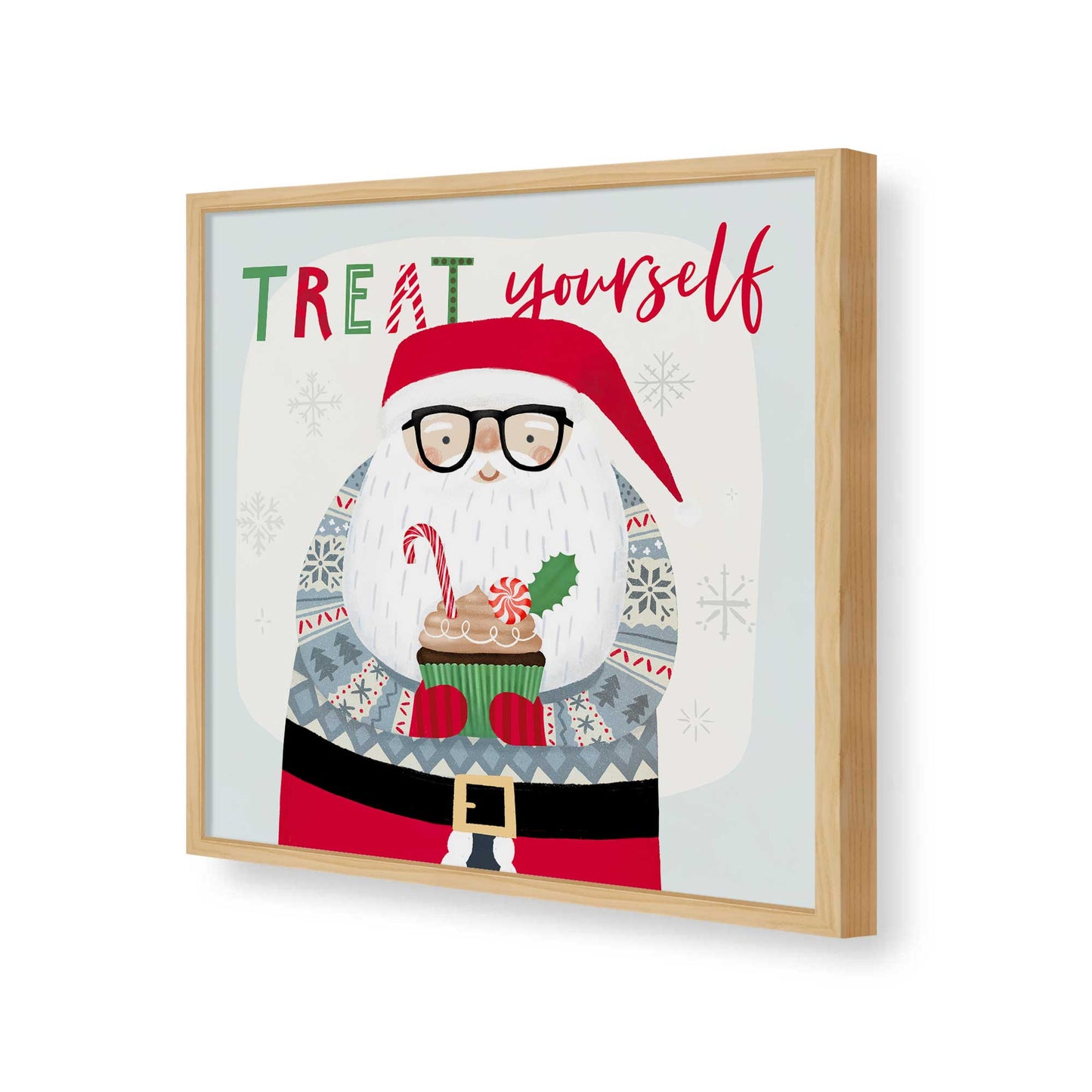 [Color:Espresso], Picture of art in a Espresso frame of the corner