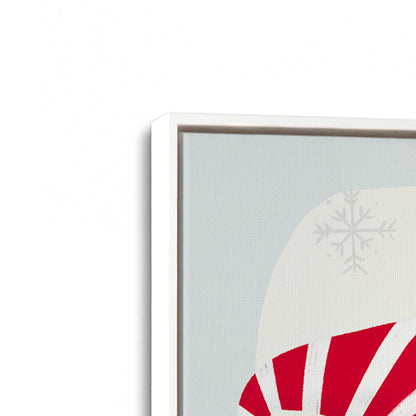 [Color:Opaque White], Picture of art in a White frame at an angle