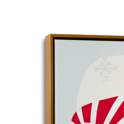 [Color:Polished Gold], Picture of art in a Polished Gold frame at an angle