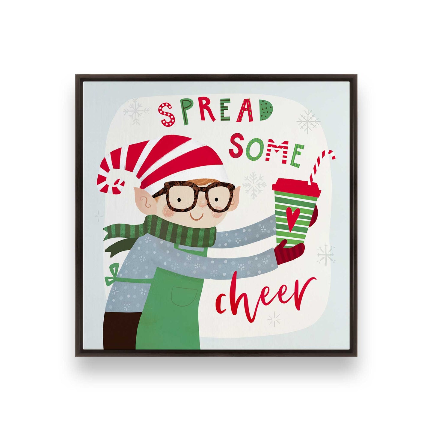 [Color:Espresso], Picture of art in an Espresso frame