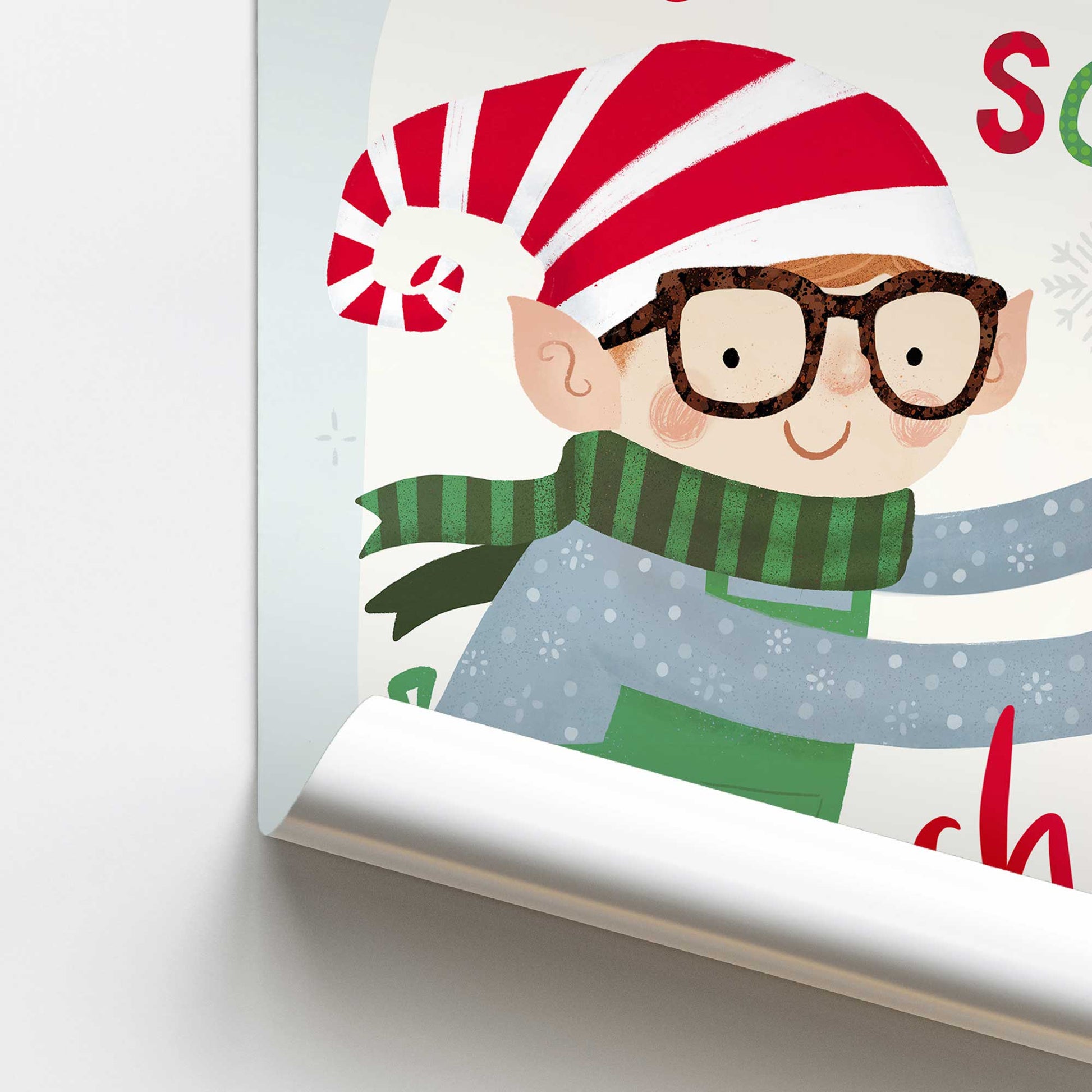 [Color:Rolled Print], Picture of close up of art