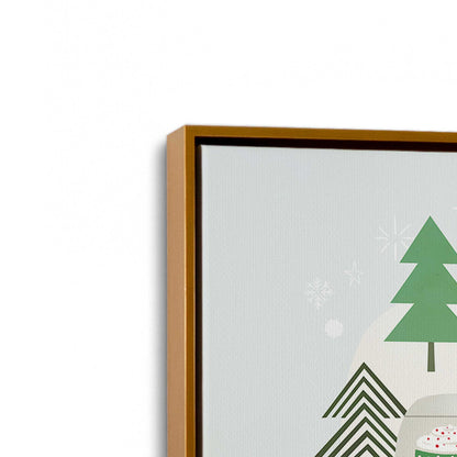 [Color:Polished Gold], Picture of art in a Polished Gold frame at an angle