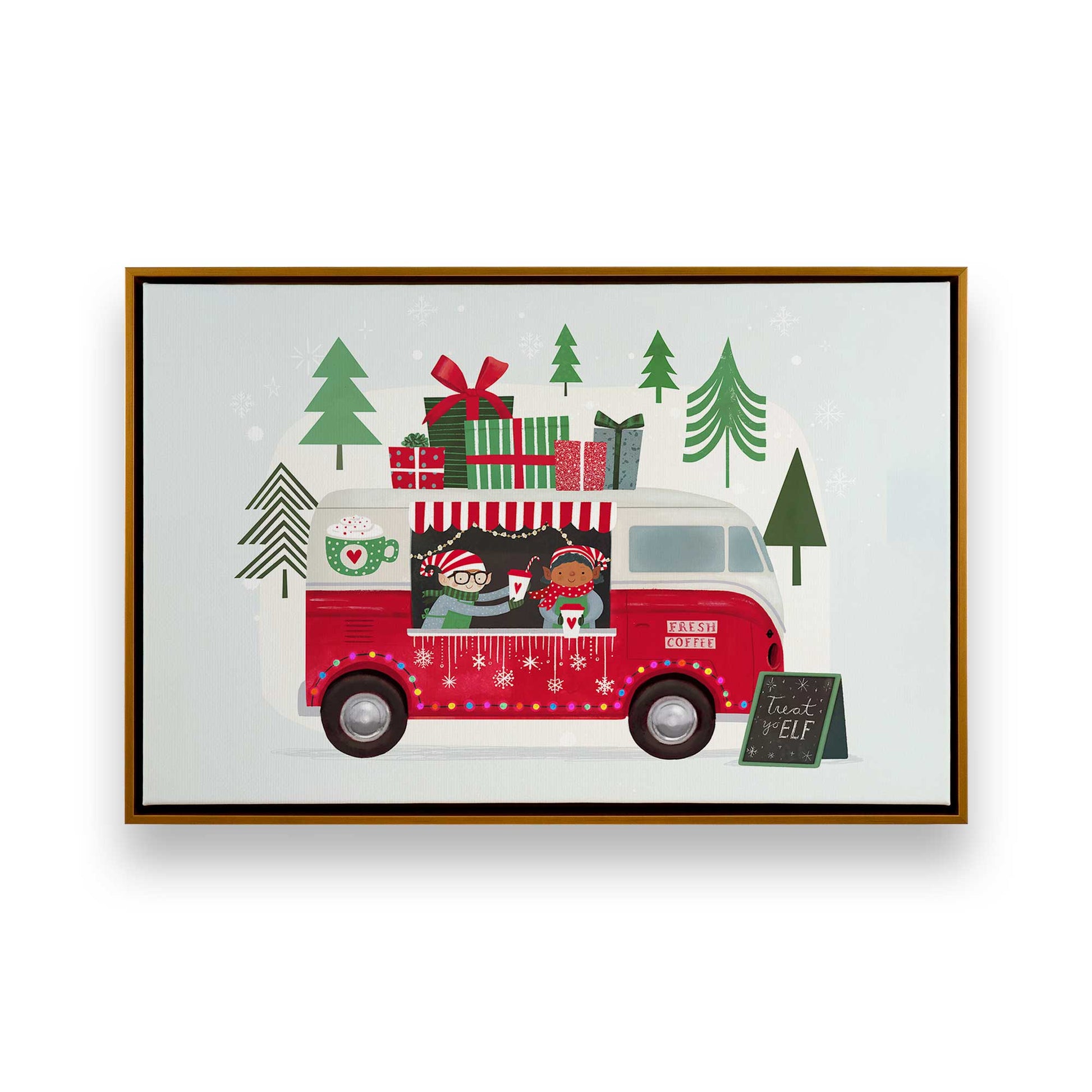 [Color:Polished Gold], Picture of art in a Polished Gold frame