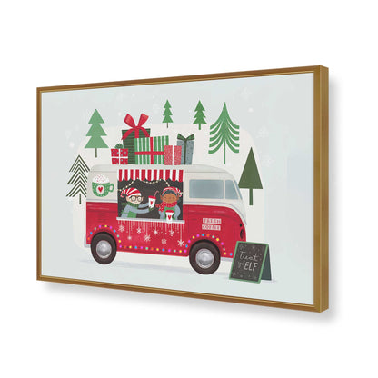 [Color:Polished Gold], Picture of art in a Polished Gold frame of the corner