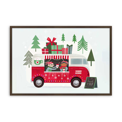 [Color:Belvinder Brown], Picture of art in a Belvinder Brown frame