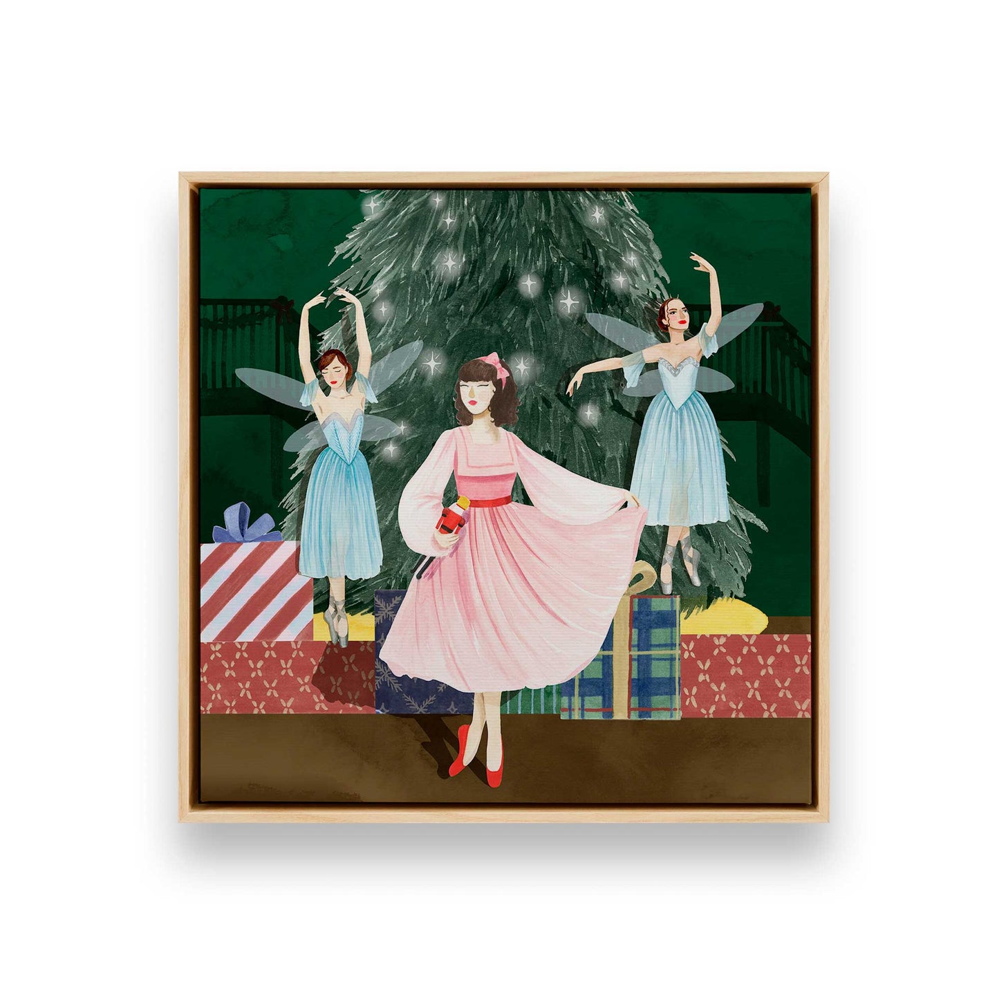 [Color:American Maple], Picture of art in a American Maple frame